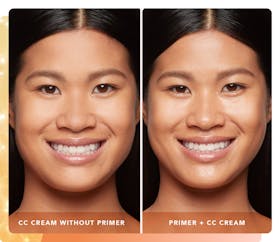 cc cream without primer and cc cream with illuminating primer